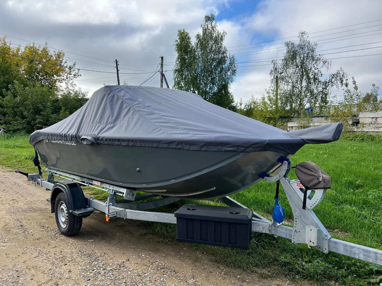 (2025) Неман 500 DC Auto, ходовой и транспортировочный тент