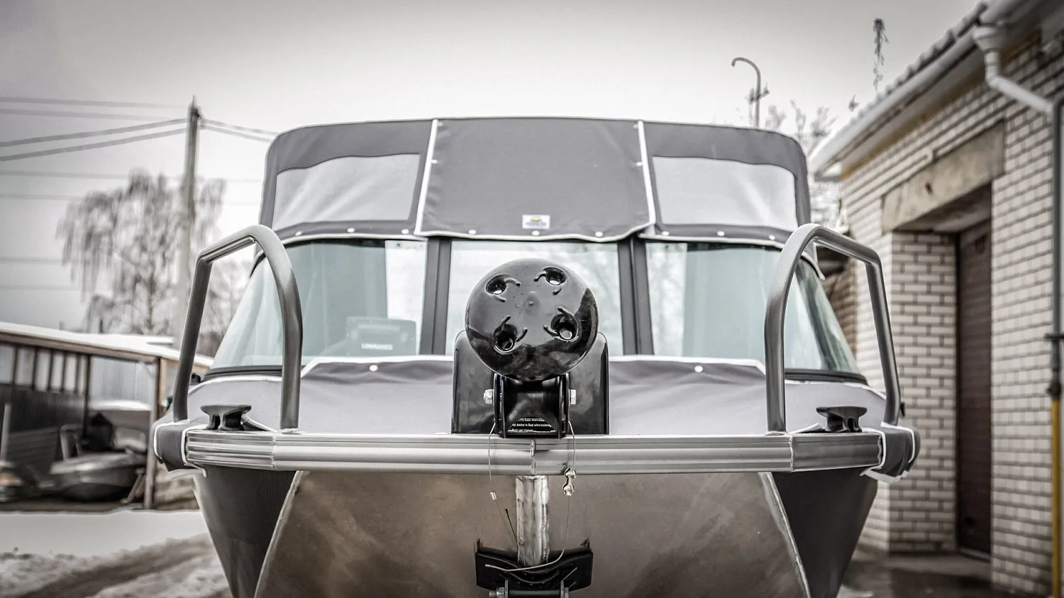 (2017) Волжанка 46 Фиш тент ходовой и носовой