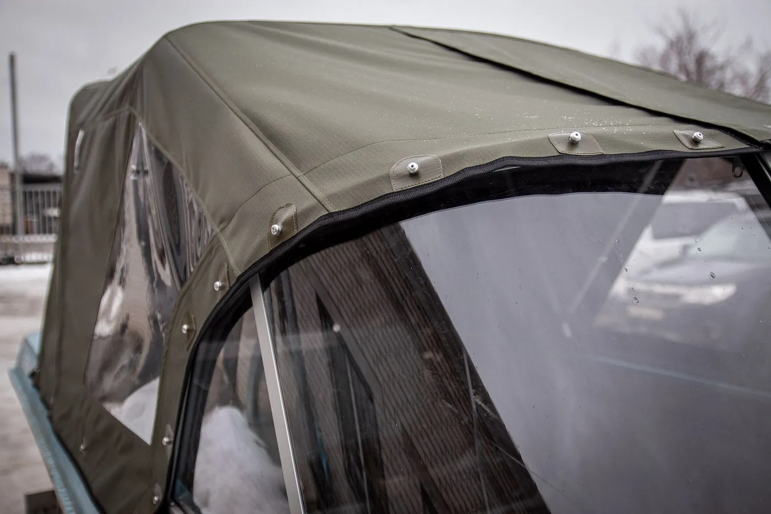 (2019) Обь 3 Ветровое стекло Комфорт с боковиной Классик и тент Ходовой