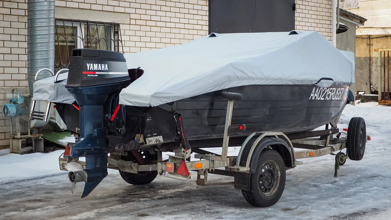 (2024) Неман 450 DC ветровое стекло AUTO, ходовой и транспортировочный тенты