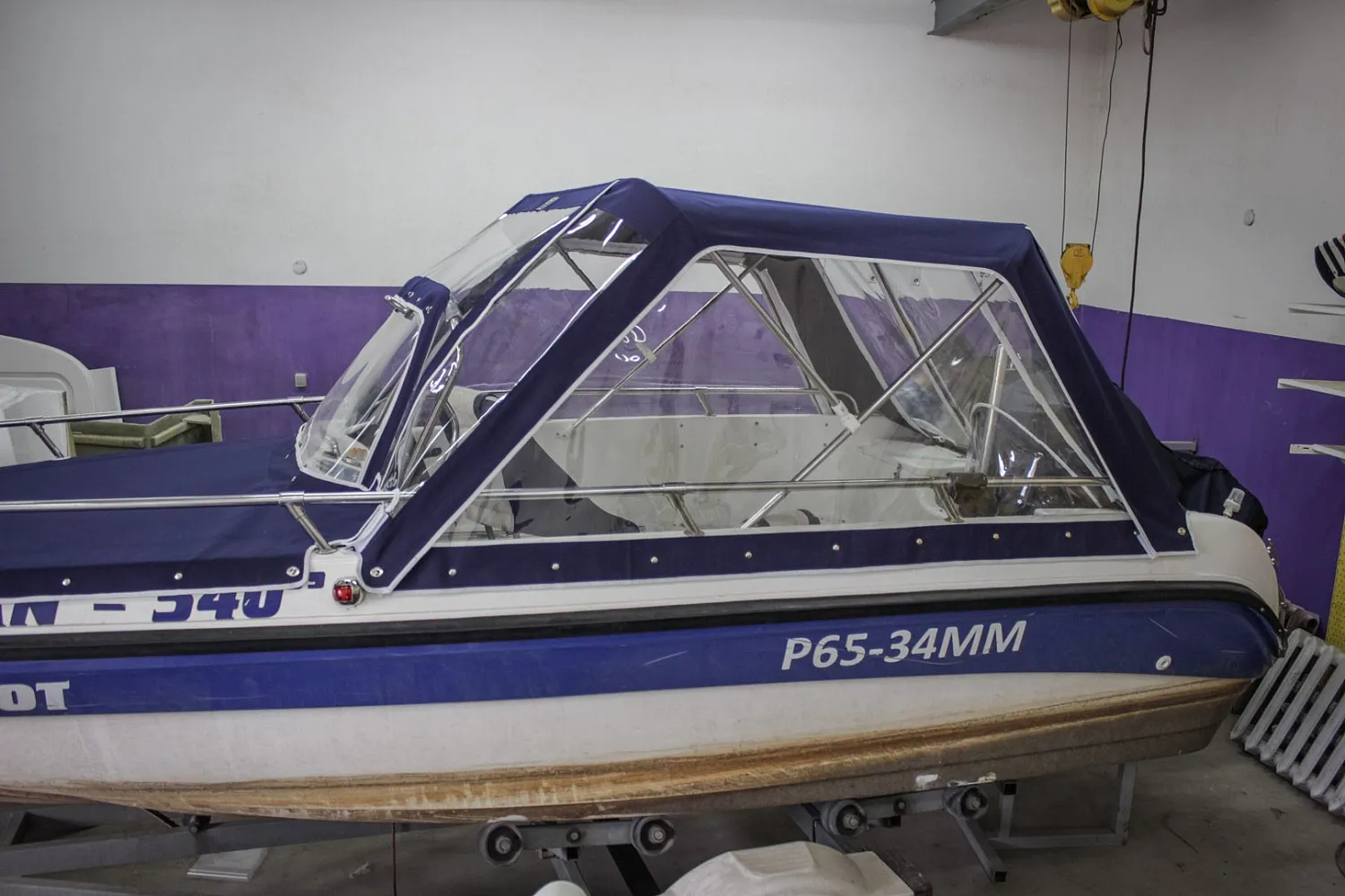 (2015) Pragmatic Fisherman 540 Тент ходовой и транспортировочный