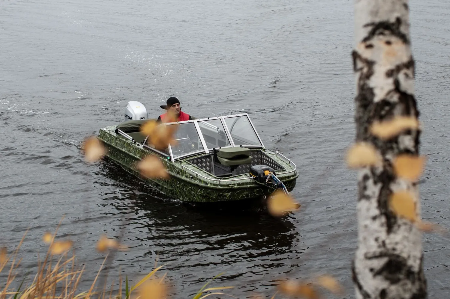 (2019) ОБЬ 3М Ветровое стекло Премиум с боковиной Классик, Платформа фиш