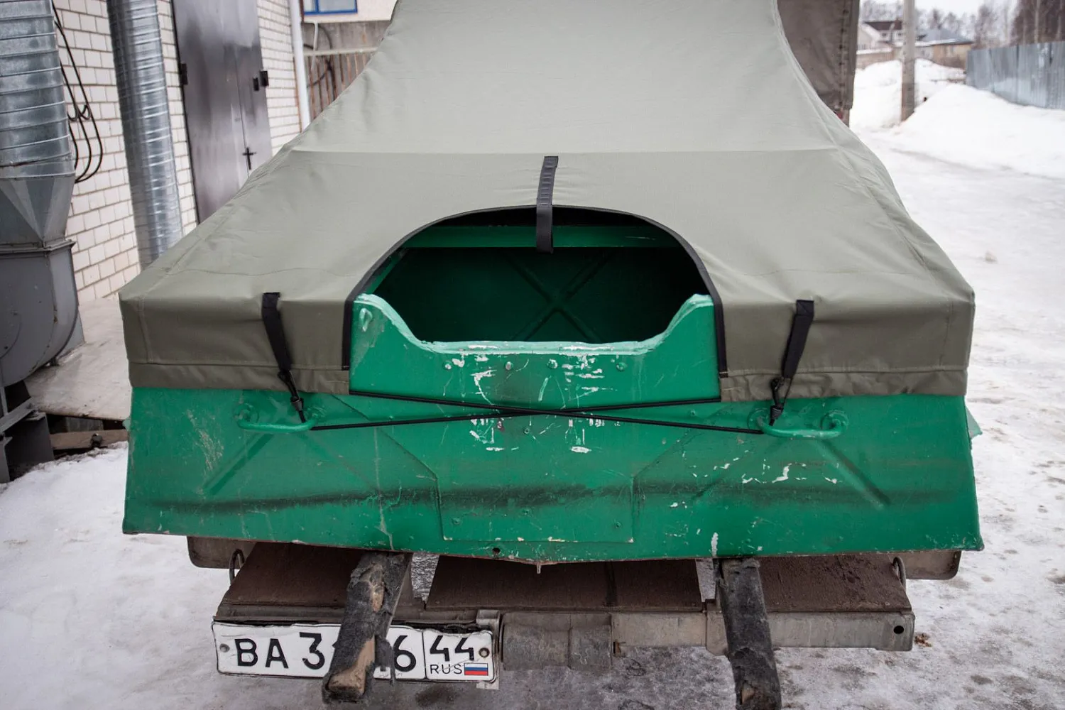 (2019) МКМ Ветровое стекло Премиум с боковиной Фиш, тент Ходовой, Стояночный и Транспортировочный