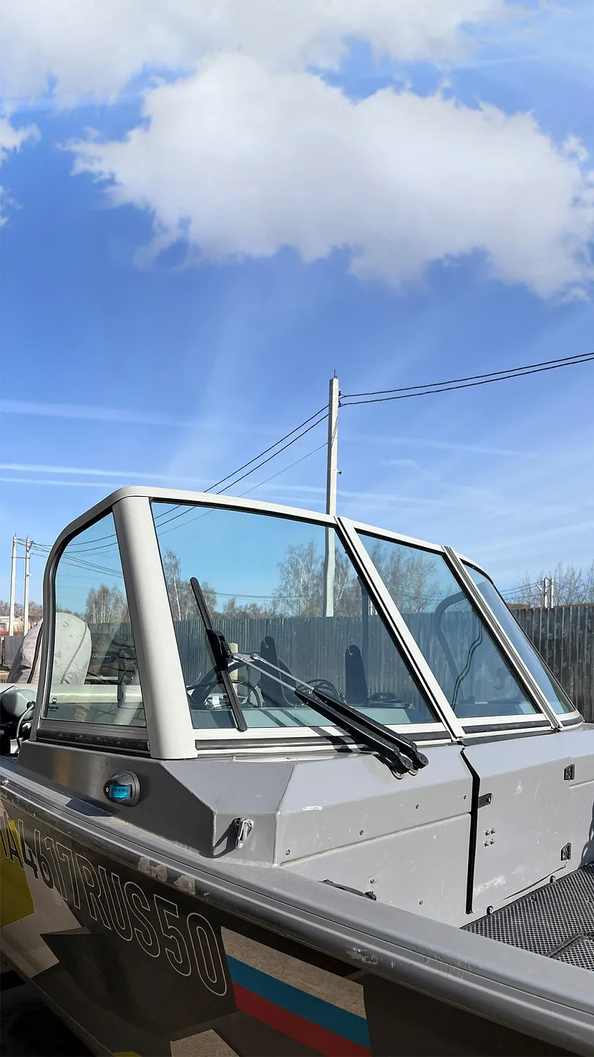 (2025) Волжанка 46 с ветровым стеклом модели Auto и высотой XL!