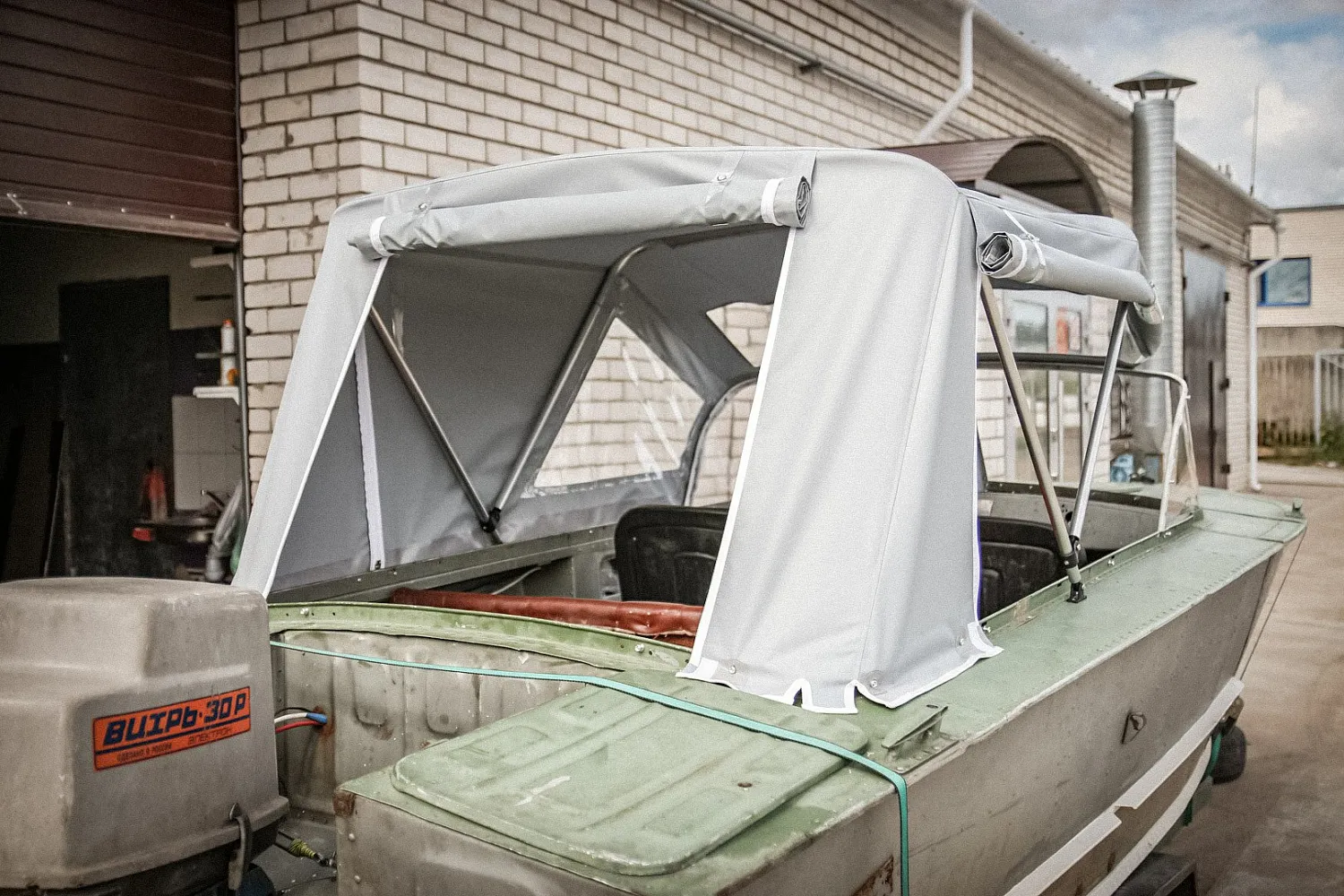 (2017) Прогресс 2 Заводское ветровое стекло и Ходовой тент