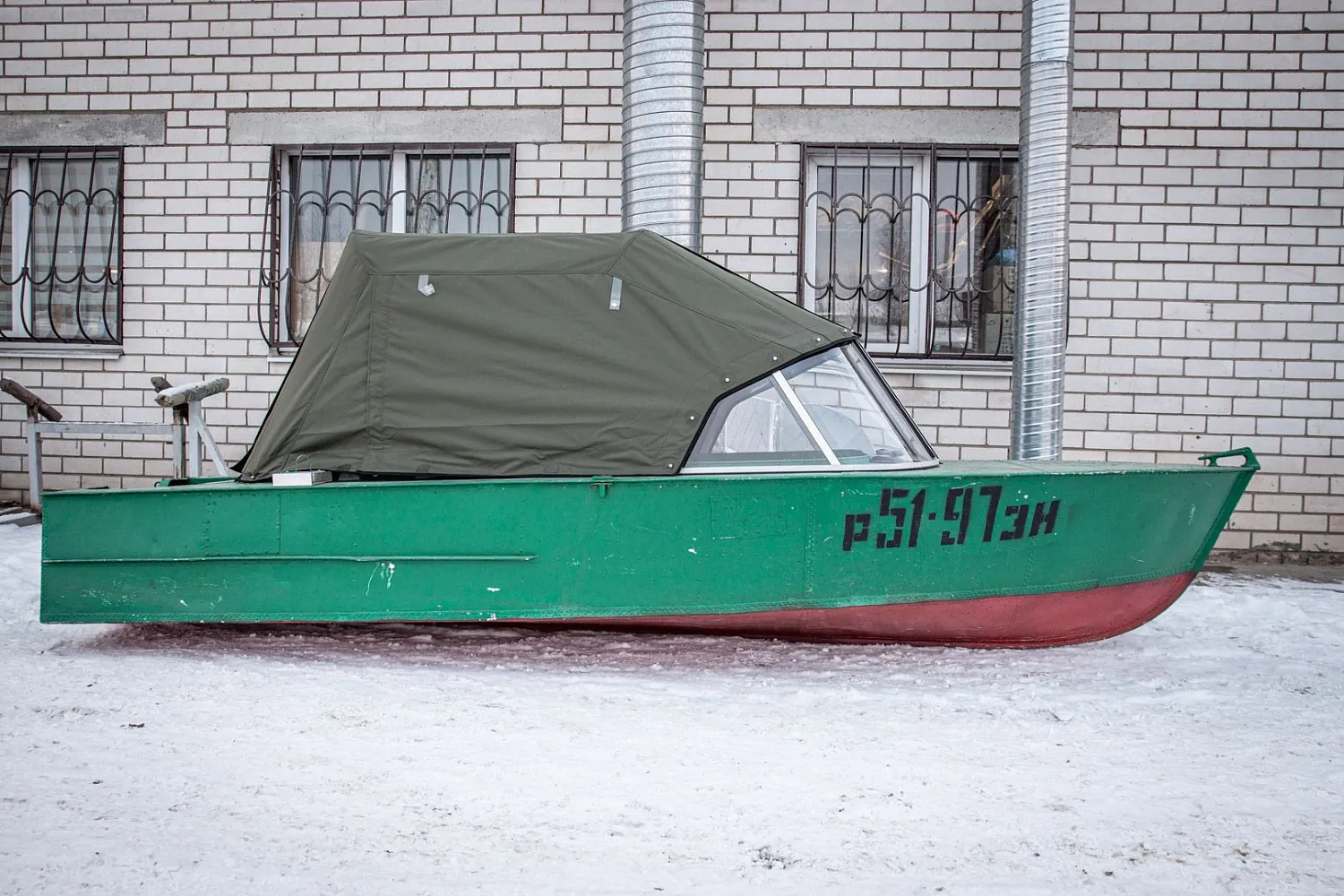 (2018) МКМ Ветровое стекло Комфорт с боковиной Классик, тент Ходовой, Стояночный и Транспортировочный