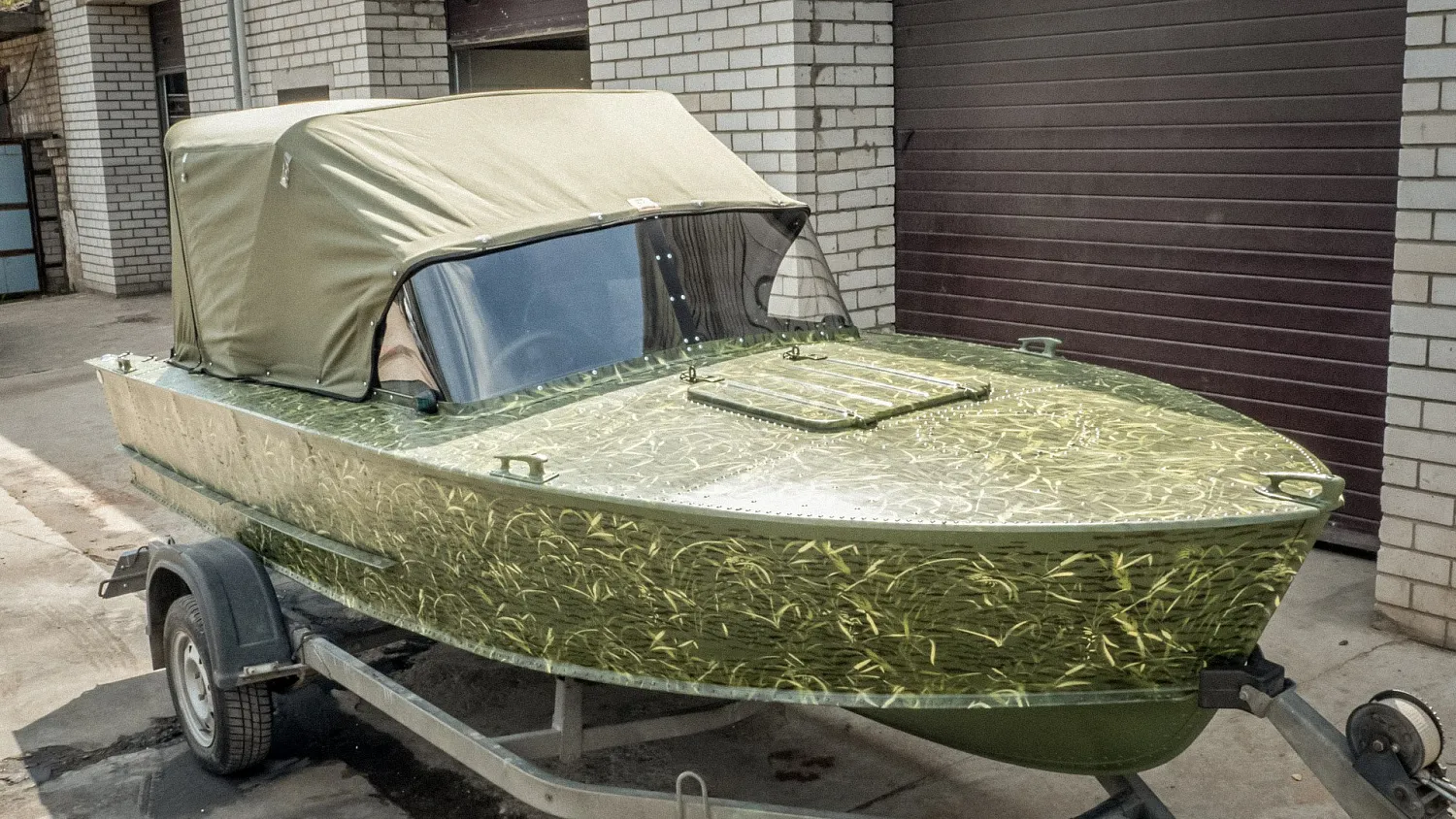 (2021) Прогресс 2 Заводская рамка, Ходовой тент