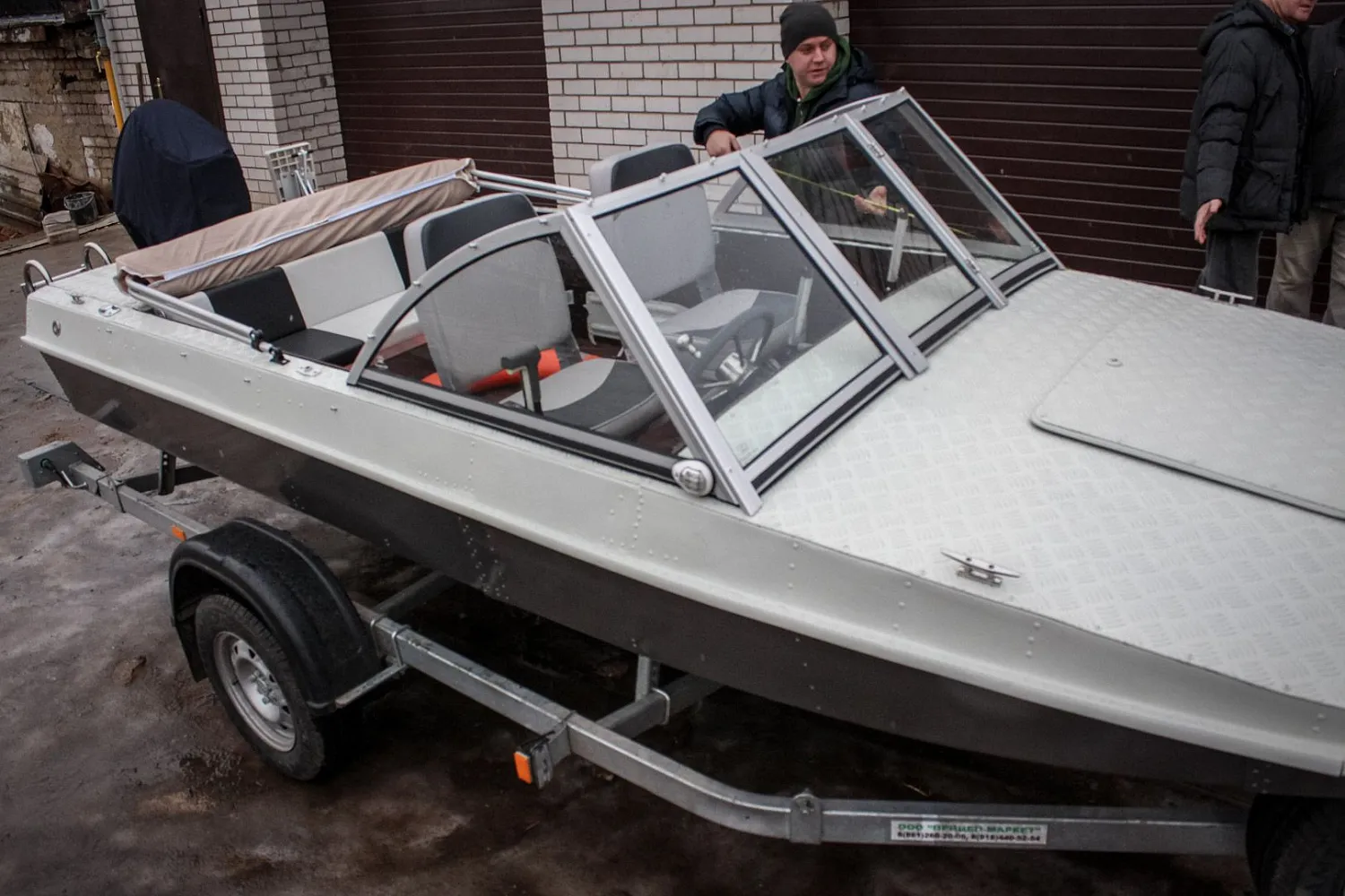 (2015) Обь 3 Ветровое стекло Премиум с боковиной Классик, тент Ходовой