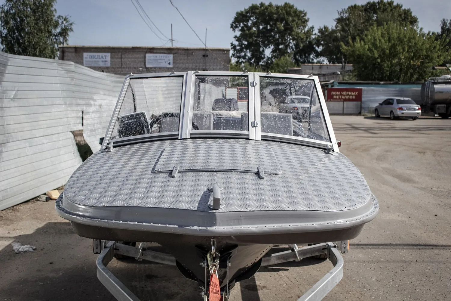 (2015) Обь 3 Ветровое стекло Премиум с боковиной Классик, тент Ходовой и Транспортировочный