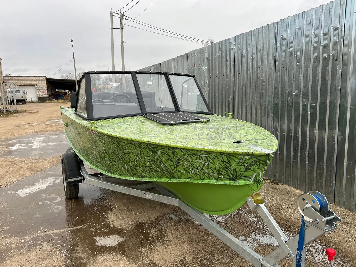 (2025) Прогресс 4, ветровое стекло модели "EVO" и ходовой тент!