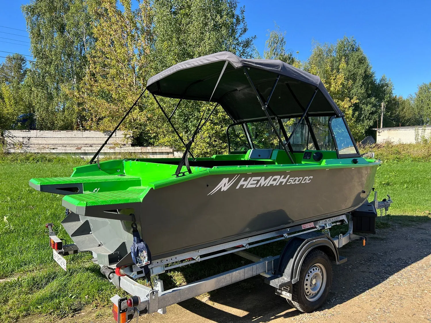 (2025) Неман 500 DC Auto, ходовой и транспортировочный тент