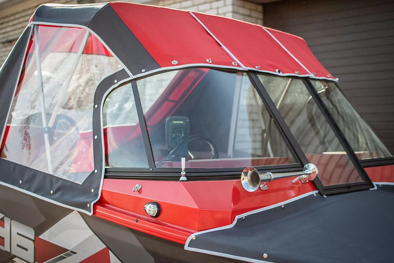 (2020) Волжанка 46 FishPro Тент ходовой и Носовой