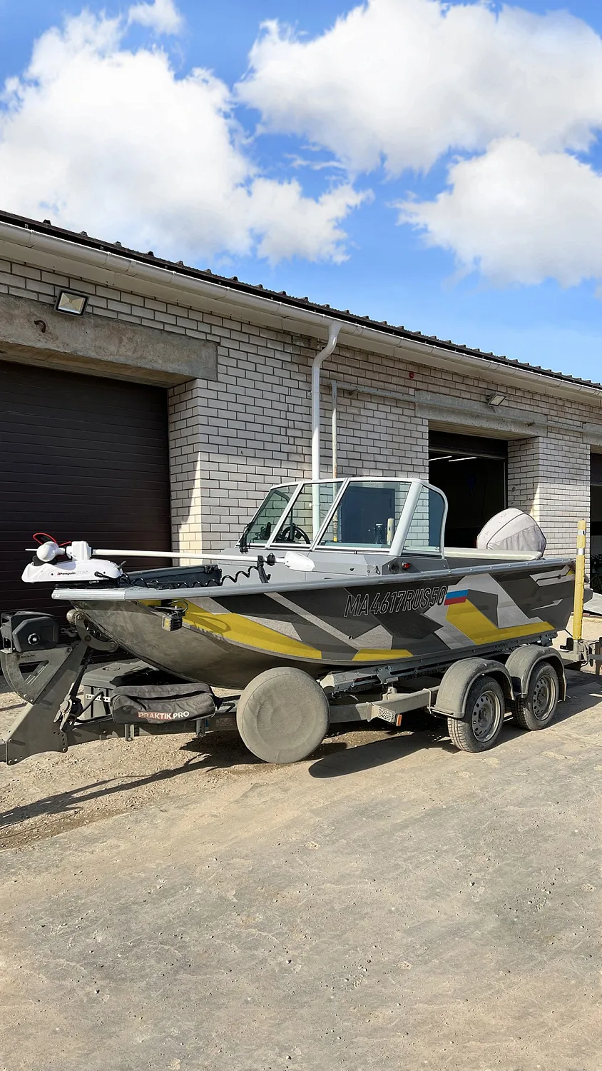 (2025) Волжанка 46 с ветровым стеклом модели Auto и высотой XL!