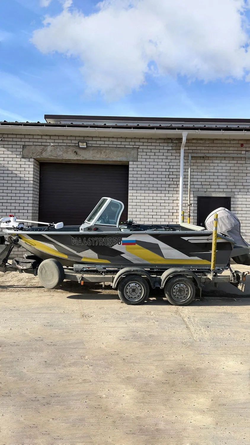 (2025) Волжанка 46 с ветровым стеклом модели Auto и высотой XL!