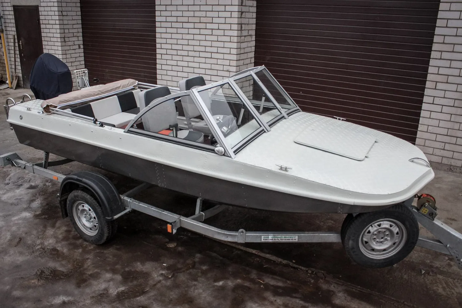 (2015) Обь 3 Ветровое стекло Премиум с боковиной Классик, тент Ходовой