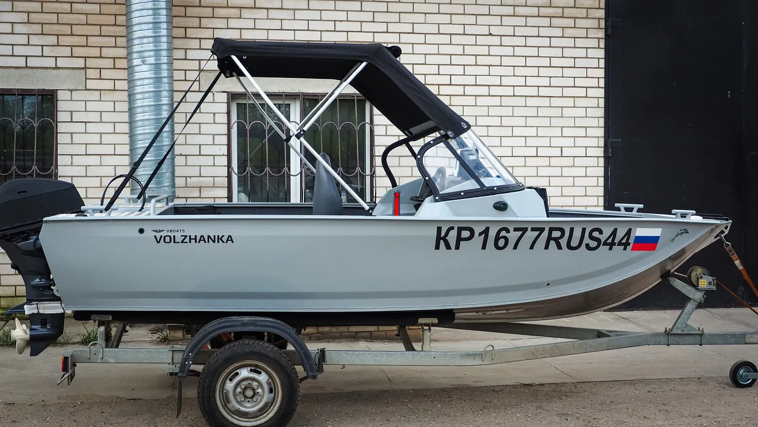 (2023) Волжанка 44 фиш 2022 г.в Ходовой тент