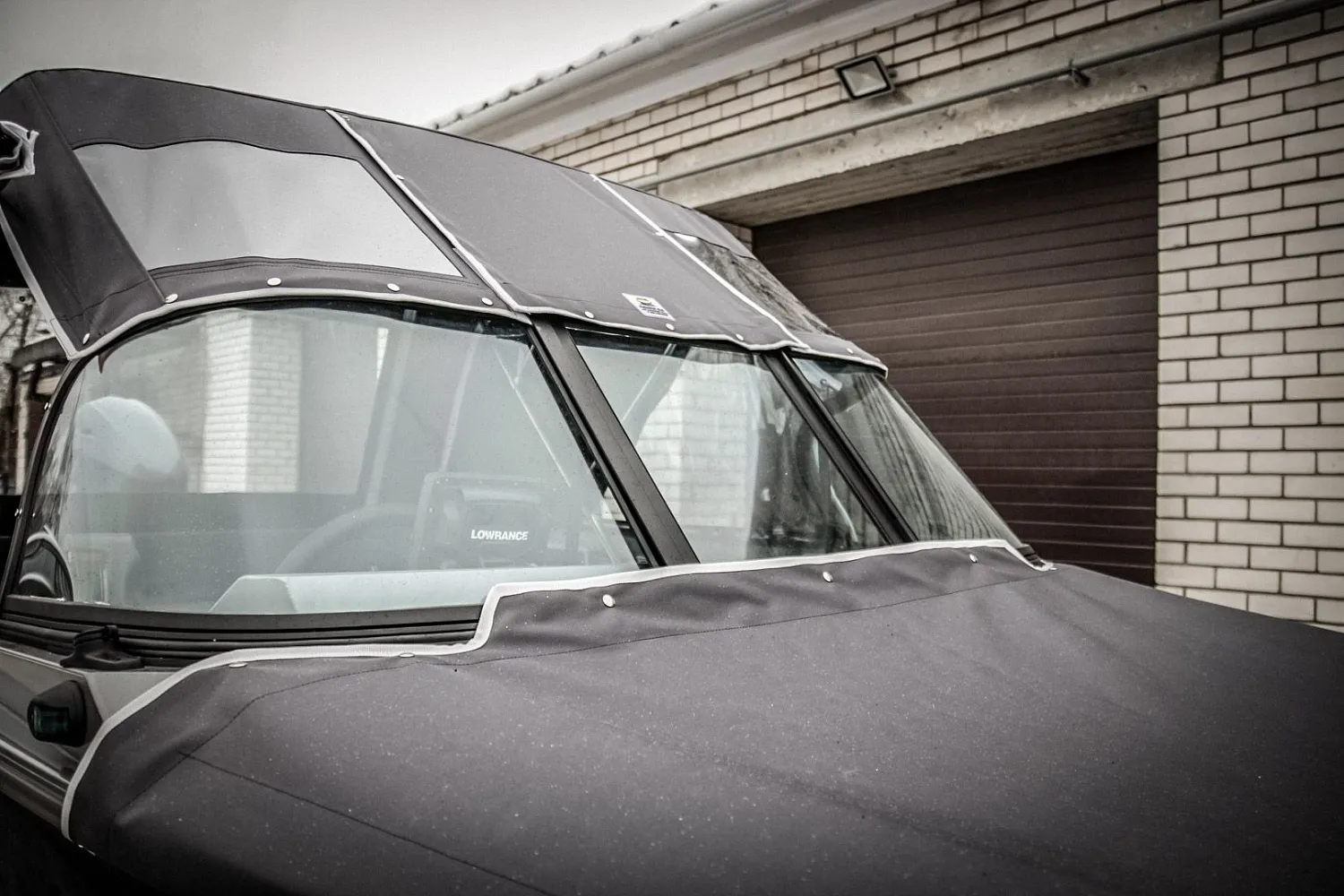 (2017) Волжанка 46 Фиш тент ходовой и носовой