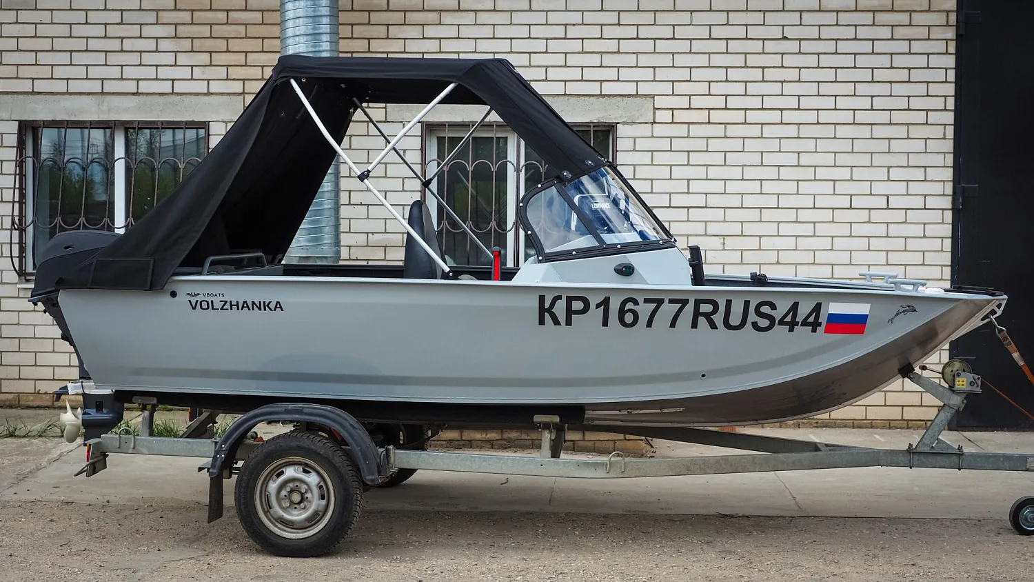 (2023) Волжанка 44 фиш 2022 г.в Ходовой тент