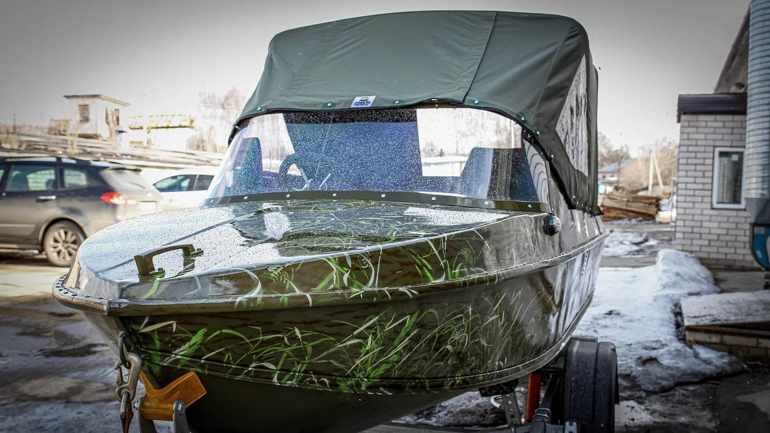 (2017) Неман 2 Покраска в камуфляж, тент Ходовой и Транспортировочный