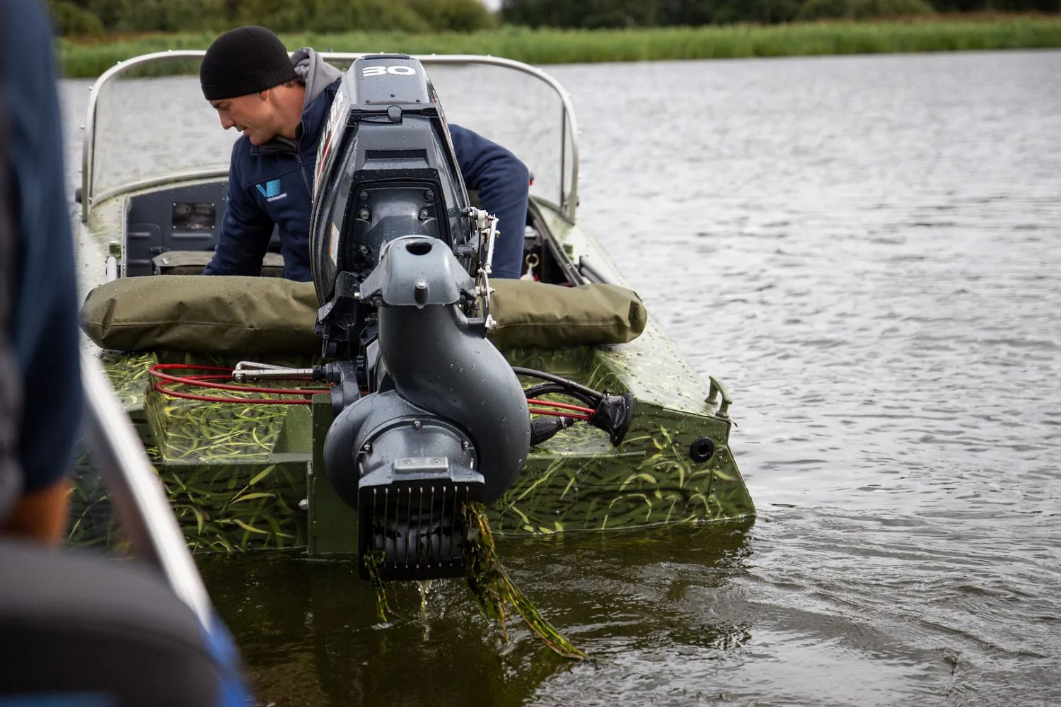 (2021) Обь 1 Ветровое стекло Комфорт с боковиной Классик, Ходовой тент, водометная насадка