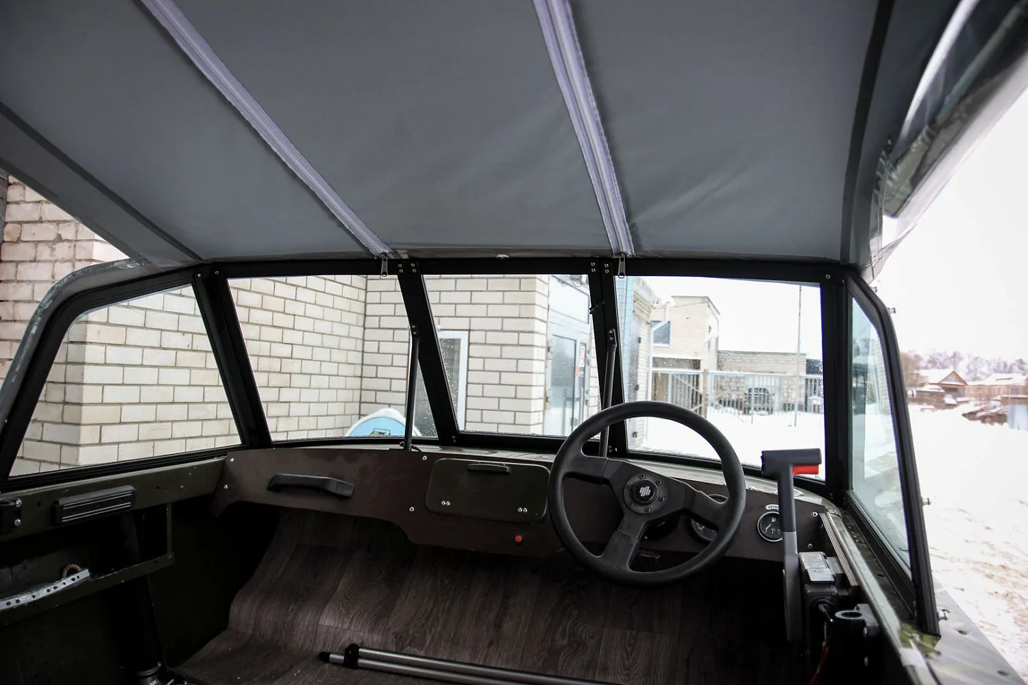 (2021) Казанка 5М4 Ветровое стекло Auto с боковиной Классик и Ходовой тент