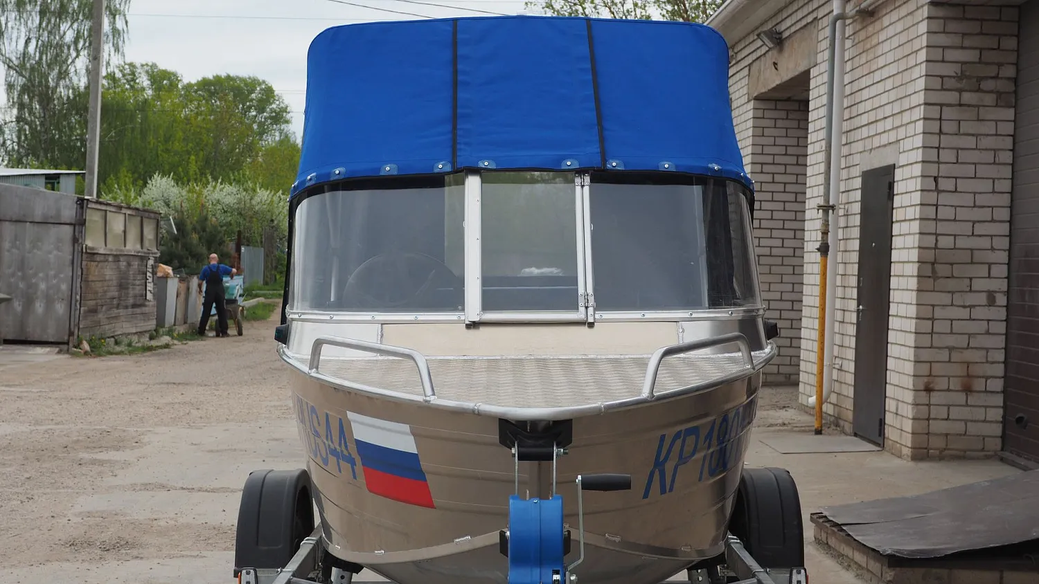 (2024) Как изготавливается тент на лодку на примере Wyatboat 390 Pro (часть 1)