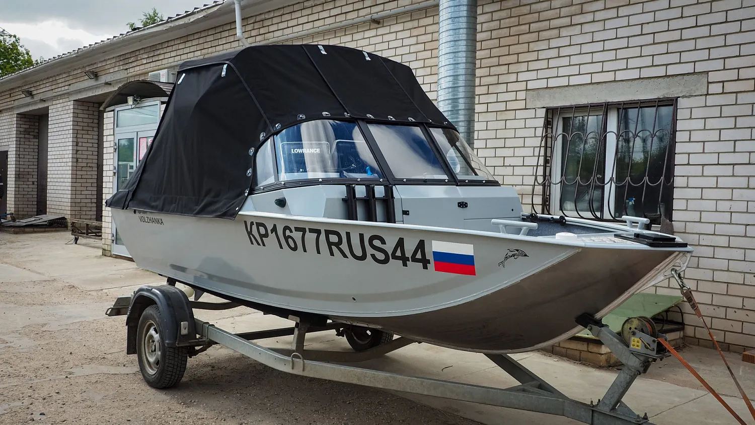 (2023) Волжанка 44 фиш 2022 г.в Ходовой тент