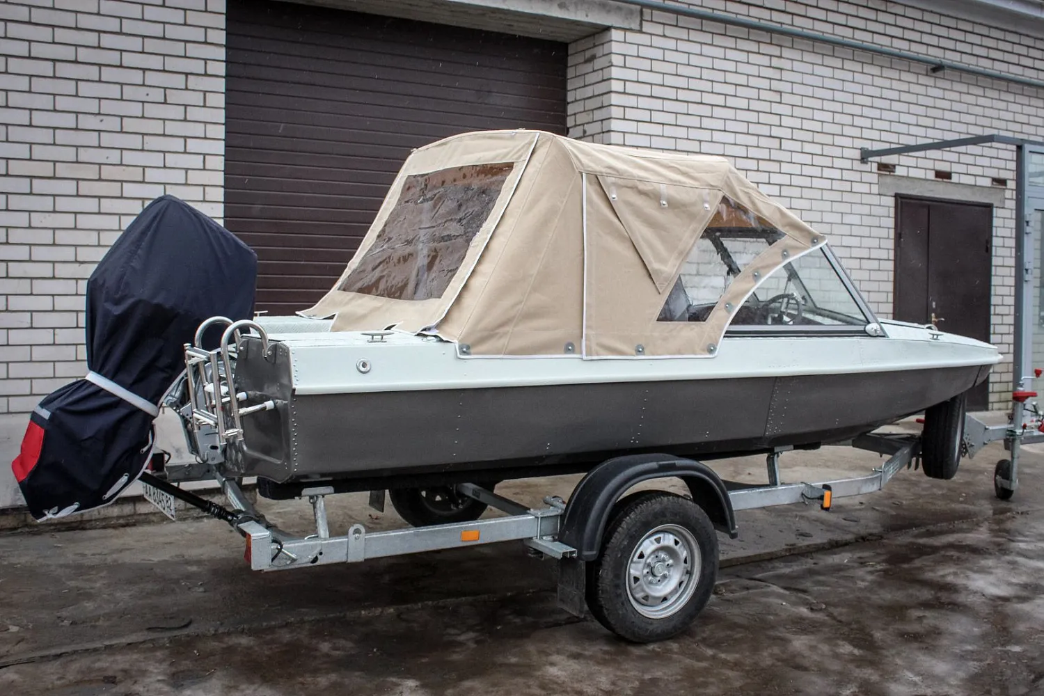 (2015) Обь 3 Ветровое стекло Премиум с боковиной Классик, тент Ходовой