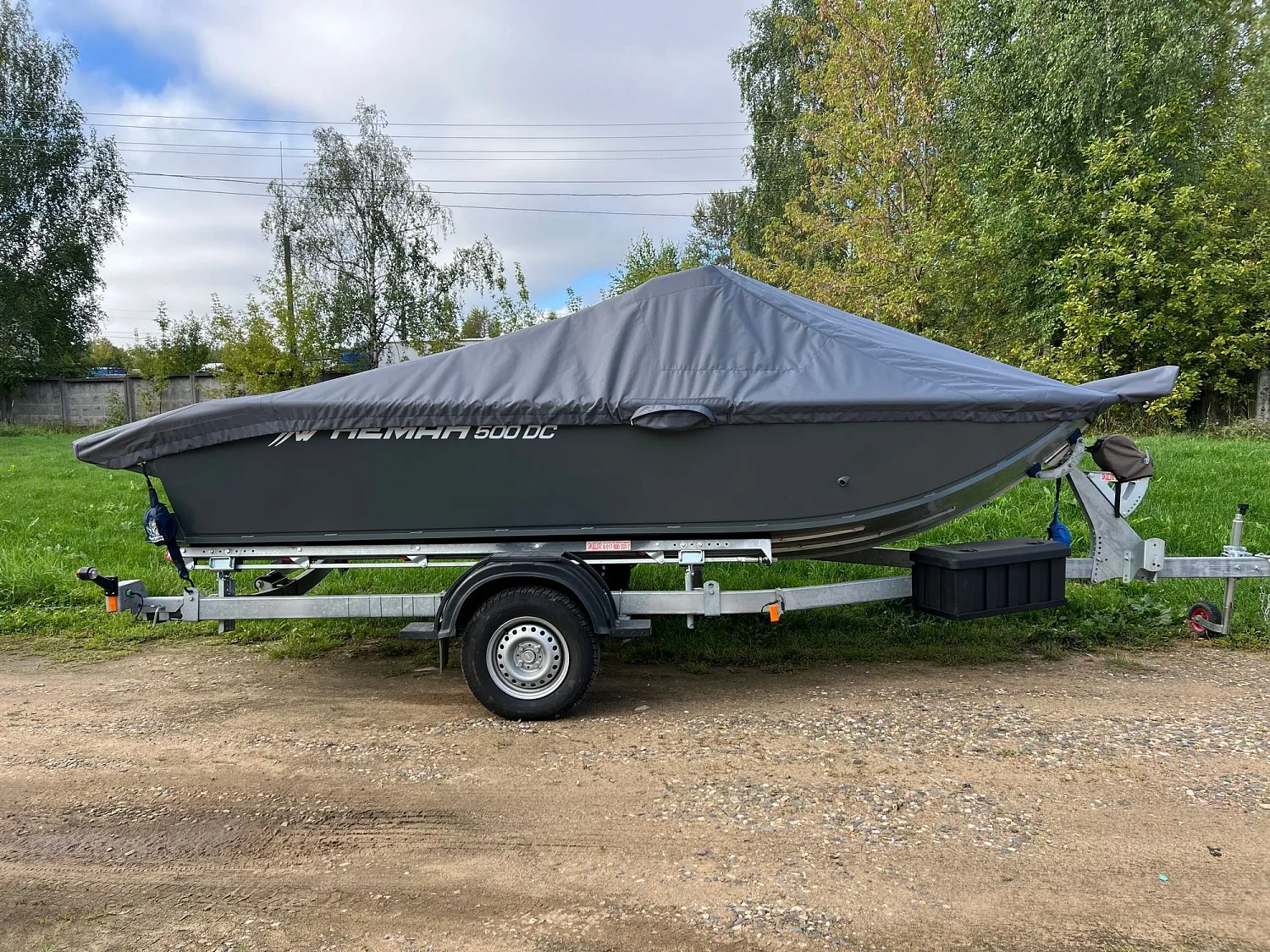 (2025) Неман 500 DC Auto, ходовой и транспортировочный тент