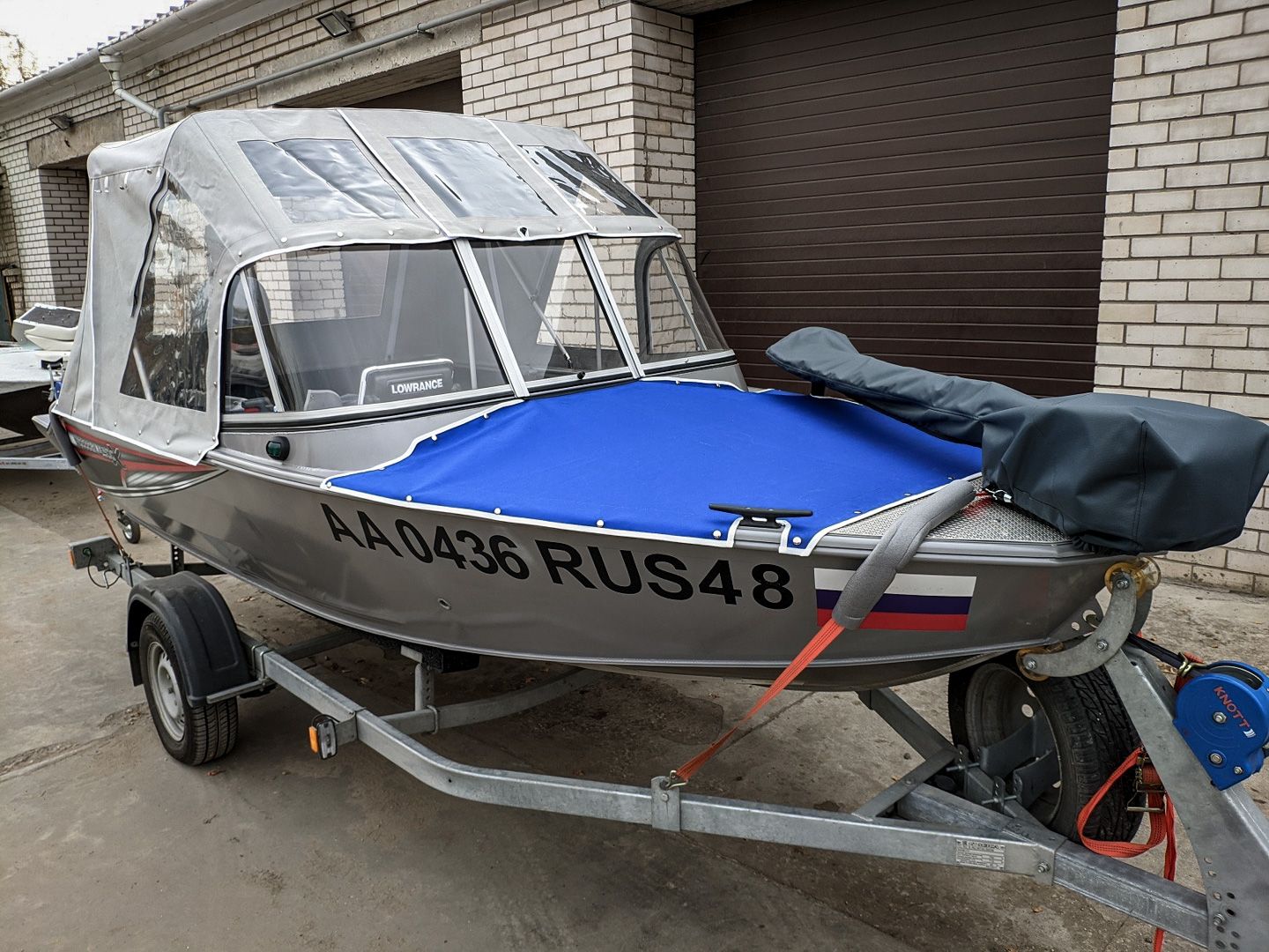 (2020) Windboat 4.5dcX Тент Ходовой, транспортировочный, носовой