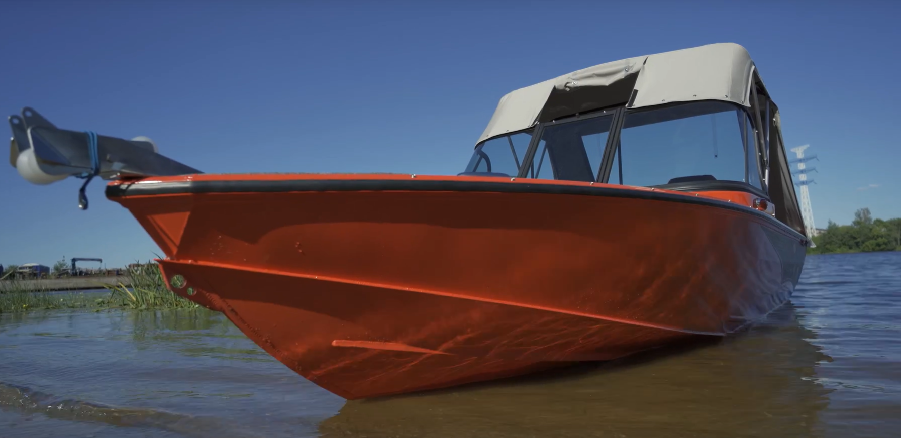 (2024) Большая доработка лодки лодки Windboat 4.5 Evo Fish