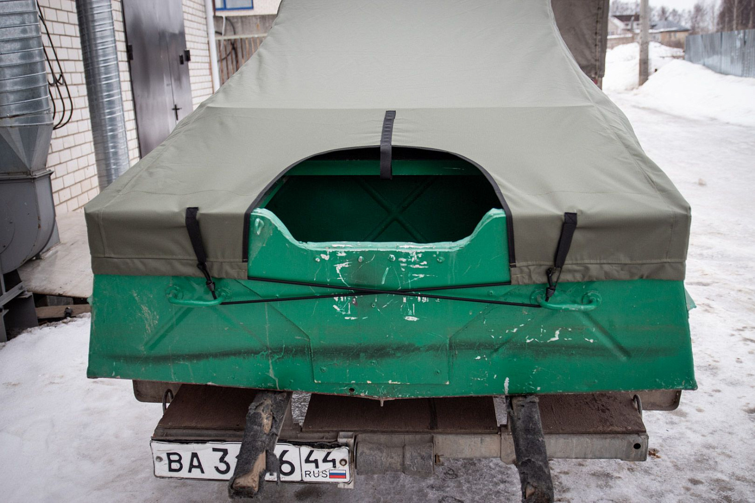 (2019) МКМ Ветровое стекло Премиум с боковиной Фиш, тент Ходовой, Стояночный и Транспортировочный